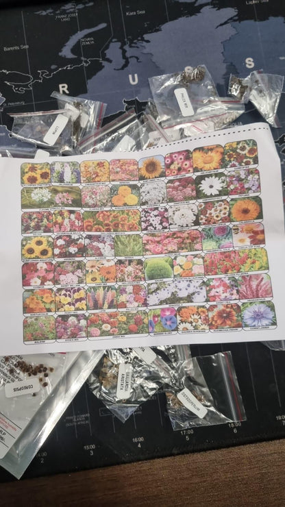 40 Varieties of Flower Seeds