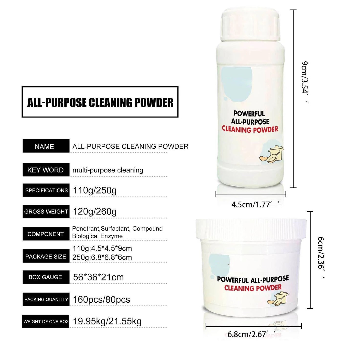 All-Purpose Instant Kitchen Cleaning Powder (Buy 1 Get 1 Free)