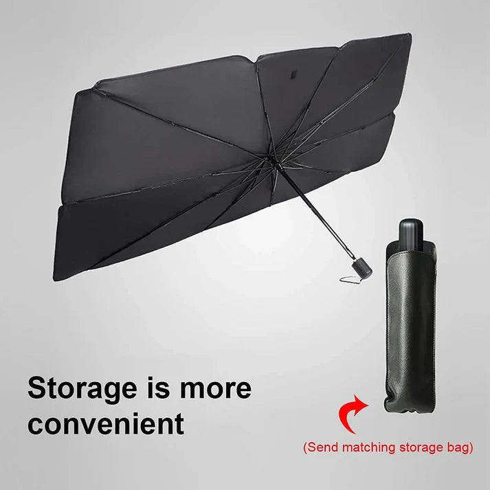 Premium Car Windshield Sunshade Umbrella – Heat & UV Protection [Universal Fit for All Cars]