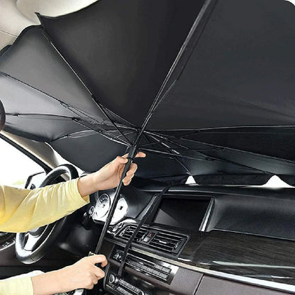 Premium Car Windshield Sunshade Umbrella – Heat & UV Protection [Universal Fit for All Cars]