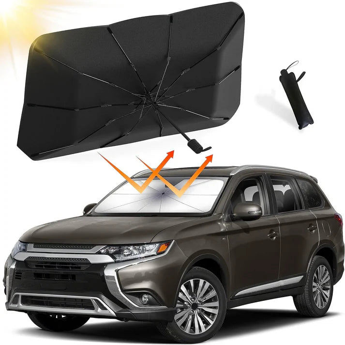 Premium Car Windshield Sunshade Umbrella – Heat & UV Protection [Universal Fit for All Cars]
